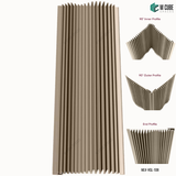 Metaluxe Metal MLV-VGL-108 Louver Panel - 9.5 ft x 9.4 in