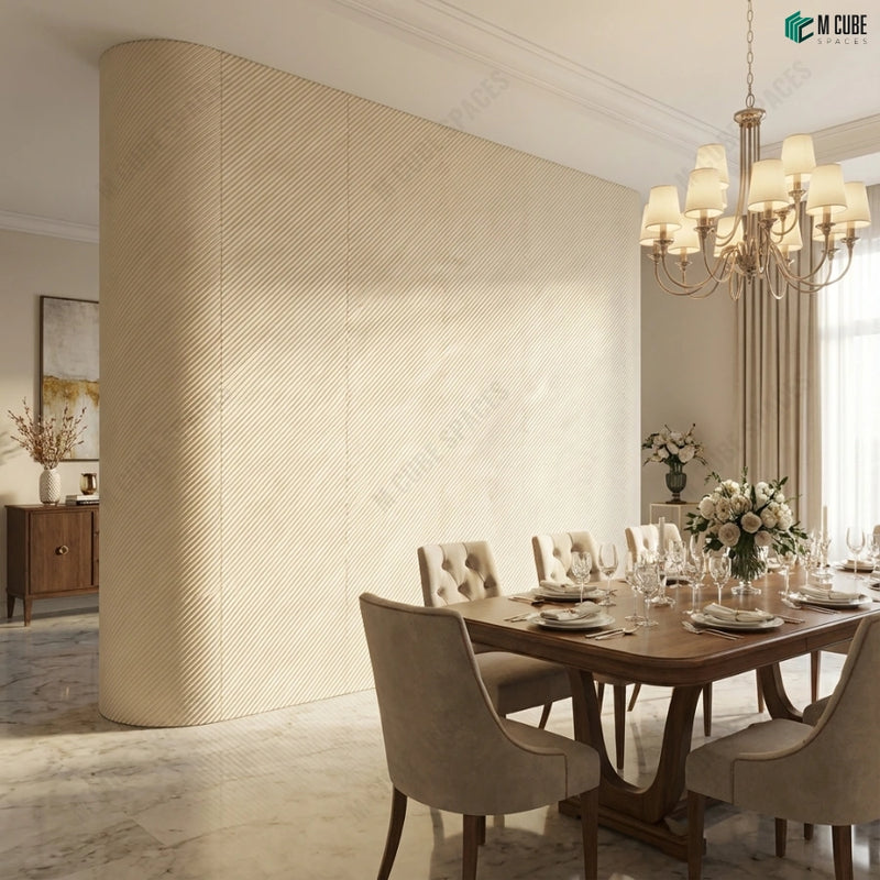 Flexistone Cladding Feature Wall for Luxury Residential Dining Spaces