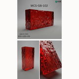 MCS-GB-102 Decorative Glass Brick for Light Diffusing Walls and Partitions