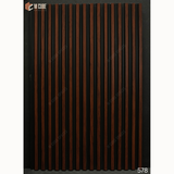 Charcoal Louvers – 578 – Wood – 8ft x 4.5in