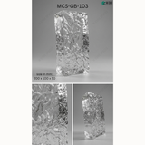 MCS-GB-103 Decorative Glass Brick for Light Diffusing Walls and Partitions