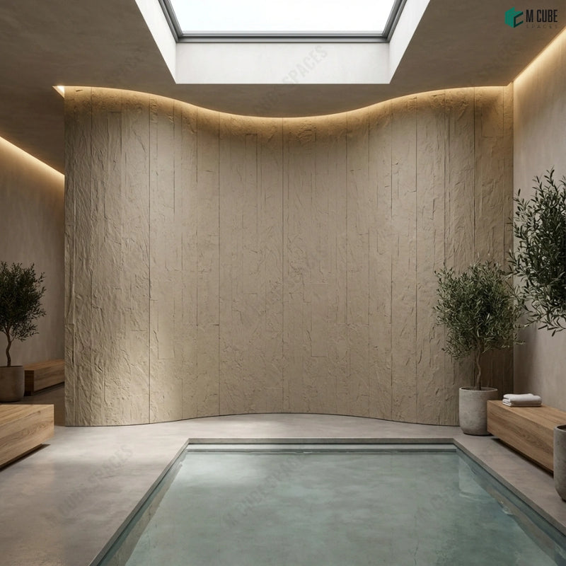 Calming Spa Interior Accented with Flexistone Wall Cladding