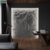 1242 Customised MDF/HDF 3D Wall Panel