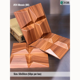 W1 04 Mosaic (50cm x 50cm) 3D PVC Wall Panel