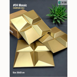 Champagne Gold 04 Mosaic (50cm x 50cm) 3D PVC Wall Panel