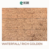 Waterfall Stone Cladding – Rich Golden – 22 x 5 in – 25mm