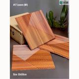 W1 17 Louver (50cm x 50cm) 3D PVC Wall Panel