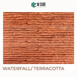 Waterfall Stone Cladding – Terracotta – 22 x 5 in – 25mm