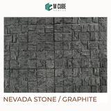 Nevada Stone Cladding – Graphite – 11 x 11 in – 25mm