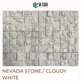Nevada Stone Cladding – Cloudy White – 11 x 11 in – 25mm