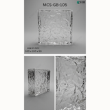 MCS-GB-105 Decorative Glass Brick for Light Diffusing Walls and Partitions