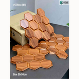 W1 13 Hexa (50cm x 50cm) 3D PVC Wall Panel