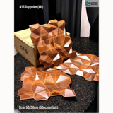 W1 15 Sapphire (50cm x 50cm) 3D PVC Wall Panel