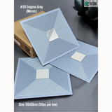 Grey Mirror 20 Enigma (50cm x 50cm) 3D PVC Wall Panel