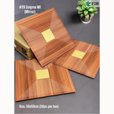 W1 Mirror 20 Enigma (50cm x 50cm) 3D PVC Wall Panel