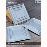 Grey 19 Vault (50cm x 50cm) 3D PVC Wall Panel