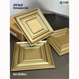 Champagne Gold 19 Vault (50cm x 50cm) 3D PVC Wall Panel