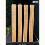 Acoustic Fluted Wall Panel – MLV-VBB-102 | 2400 × 610 mm, 27 mm