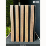 Acoustic Fluted Wall Panel – MLV-VBB-103 | 2400 × 610 mm, 20 mm