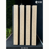 Acoustic Fluted Wall Panel – MLV-VBB-105 | 2400 × 610 mm, 27 mm