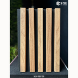 Acoustic Fluted Wall Panel – MLV-VBB-106 | 2400 × 610 mm, 20 mm