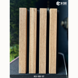 Acoustic Fluted Wall Panel – MLV-VBB-107 | 2400 × 610 mm, 27 mm