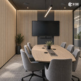 Acoustic Fluted Wall Panel – MLV-VBB-105 | 2400 × 610 mm, 27 mm