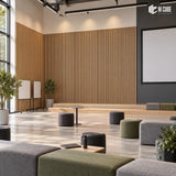 Acoustic Fluted Wall Panel – MLV-VBB-106 | 2400 × 610 mm, 20 mm