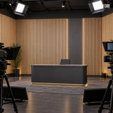 Acoustic Fluted Wall Panel – MLV-VBB-107 | 2400 × 610 mm, 27 mm