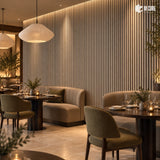 Acoustic Fluted Wall Panel – MLV-VBB-101 | 2400 × 610 mm, 20 mm