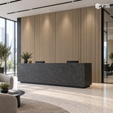Acoustic Fluted Wall Panel – MLV-VBB-104 | 2400 × 610 mm, 20 mm