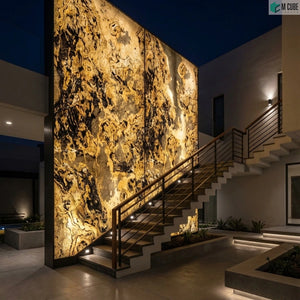 Autumn Rock 2 Stone Veneer Feature Wall for Staircase