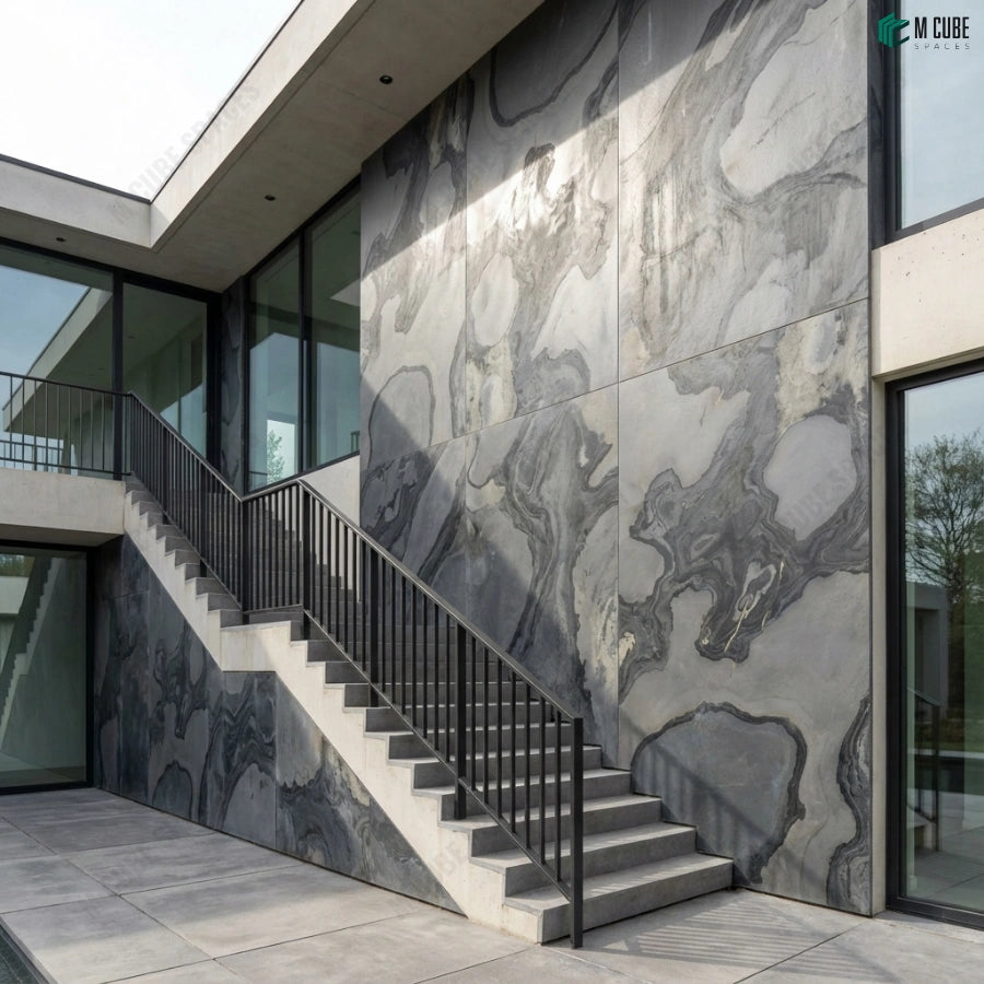 Autumn Rock Stone Veneer Exterior Facade for Modern Architecture - Exterior inspiration