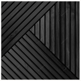 NWF-369D2 Black Wood – Pinewood Wall Panels