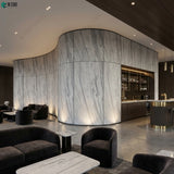 Opaque Stone Veneer - Bianco Ambai Marble