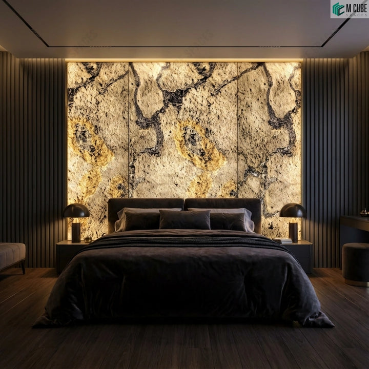 Translucent Stone Veneer - Black Gold inspiration
