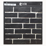 Archaized Brick Cladding – Graphite WB – 2.4 x 8.3 in – 10-13mm