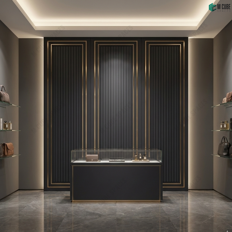 Dark Luxury Ceramic Panels for Retail Displays