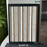 MLV-BTP-120 Designer Charcoal Louver Panel – 9.5 Ft x 8 Inch