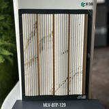 MLV-BTP-129 Designer Charcoal Louver Panel – 9.5 Ft x 8 Inch