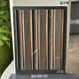 MLV-BTP-122 Designer Charcoal Louver Panel – 9.5 Ft x 8 Inch