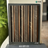 MLV-BTP-123 Designer Charcoal Louver Panel – 9.5 Ft x 8 Inch