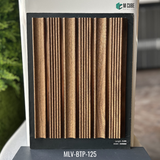MLV-BTP-125 Wood Finish Charcoal Louver Panel – 9.5 Ft x 8 Inch