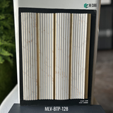 MLV-BTP-128 Designer Charcoal Louver Panel – 9.5 Ft x 8 Inch