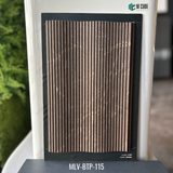 MLV-BTP-115 Designer Charcoal Louver Panel – 9.5 Ft x 8 Inch