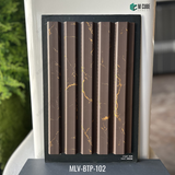 MLV-BTP-102 Designer Charcoal Louver Panel – 9.5 Ft x 8 Inch