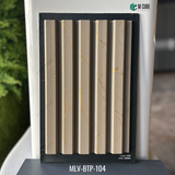 MLV-BTP-104 Designer Charcoal Louver Panel – 9.5 Ft x 8 Inch