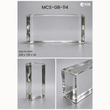 MCS-GB-114 Decorative Glass Brick for Light Diffusing Walls and Partitions