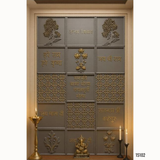 15102 Customised MDF/HDHMR God & Temple 3D Wall Panel