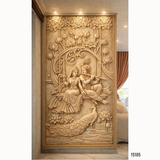15105 Customised MDF/HDHMR God & Temple 3D Wall Panel